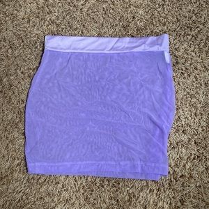 Mesh Miniskirt